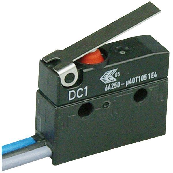 Cherry MicroSwitch Micro Switch SPDT 6A 250V AC Short Lever Leads IP67 DC1C-C3LB