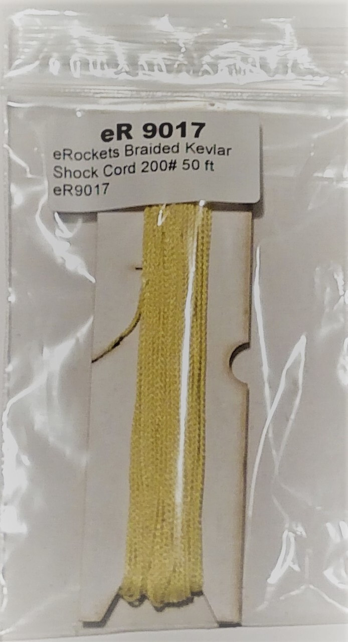 eRockets Braided Heavy Duty Shock Cord 200# 50 ft  ERK 9017