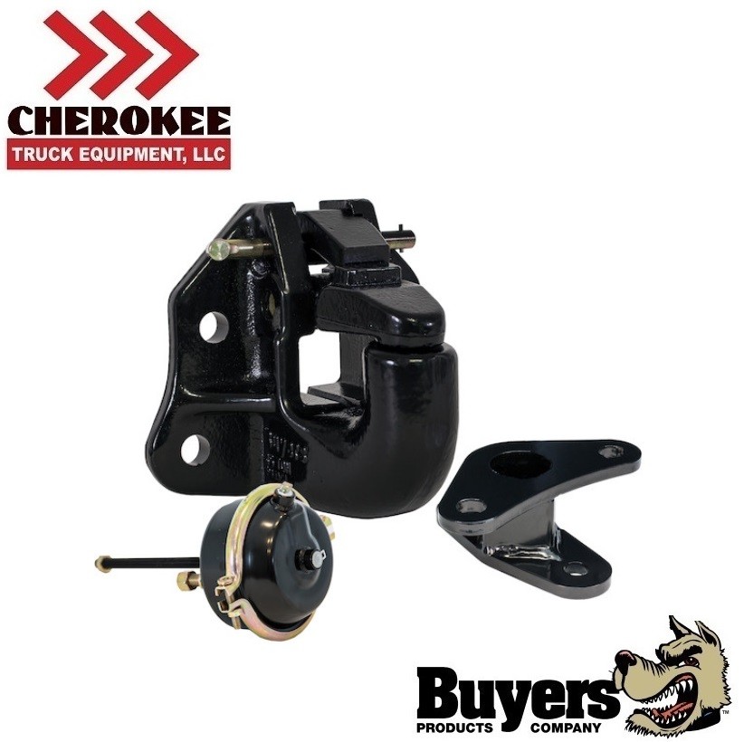 Buyers Products P45AC4K, 45-Ton Air Compensated Pintle Hook (4-Hole)