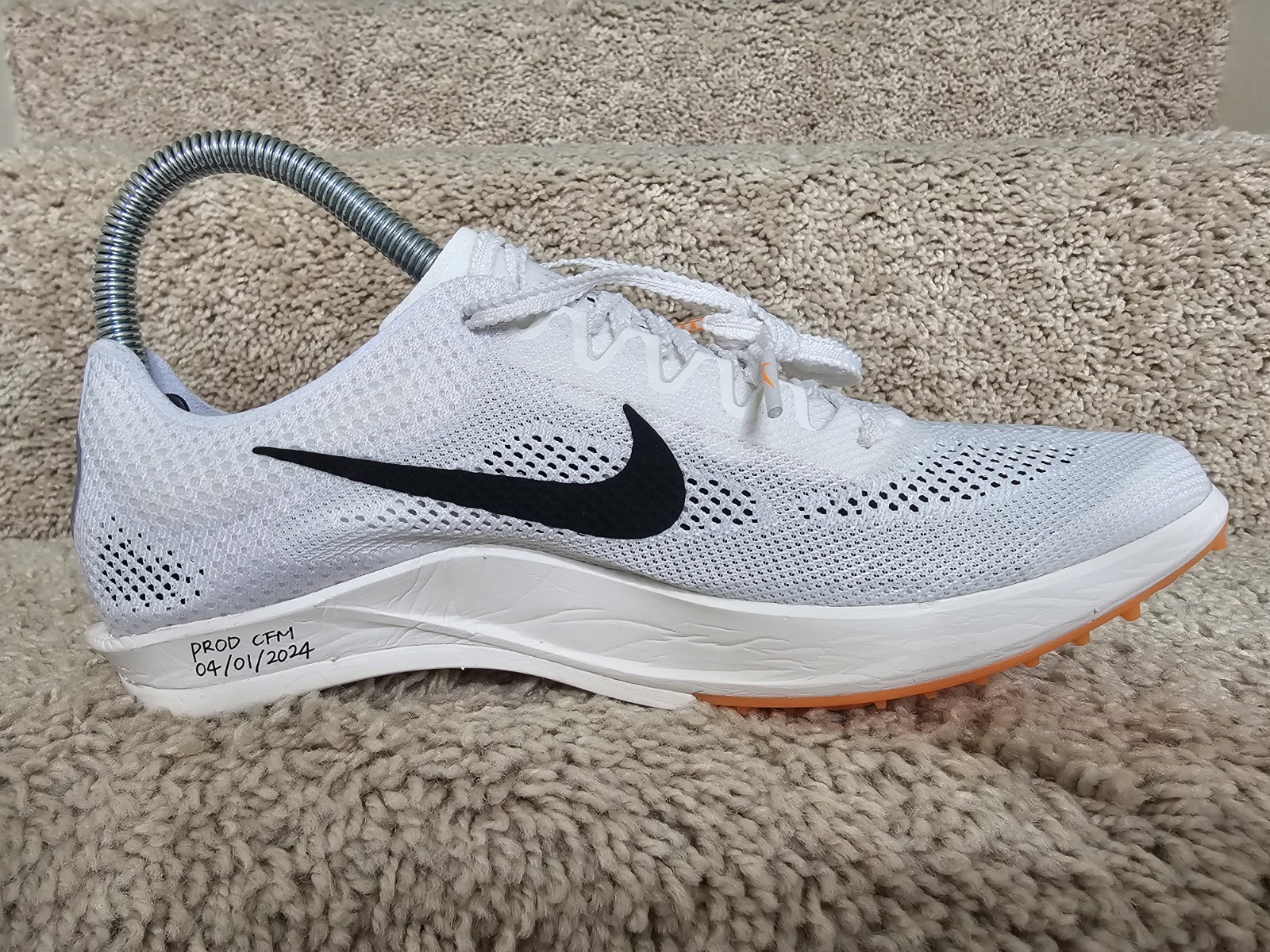 Nike ZoomX Dragonfly 2 Prototype Orange Track Field Spike HF7644-900 Sz 5.5 RARE