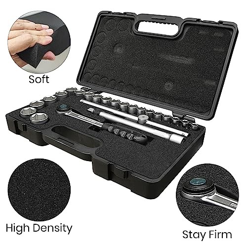 3 Pcs 16 x 12 x 2 Inches Foam Inserts for Cases - 3pcs-thickness 2in
