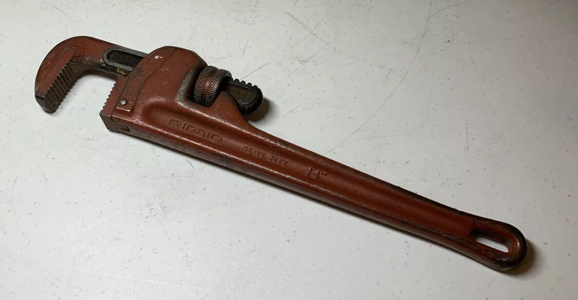 Ridgid 14" Heavy Duty Cast Iron Pipe Wrench