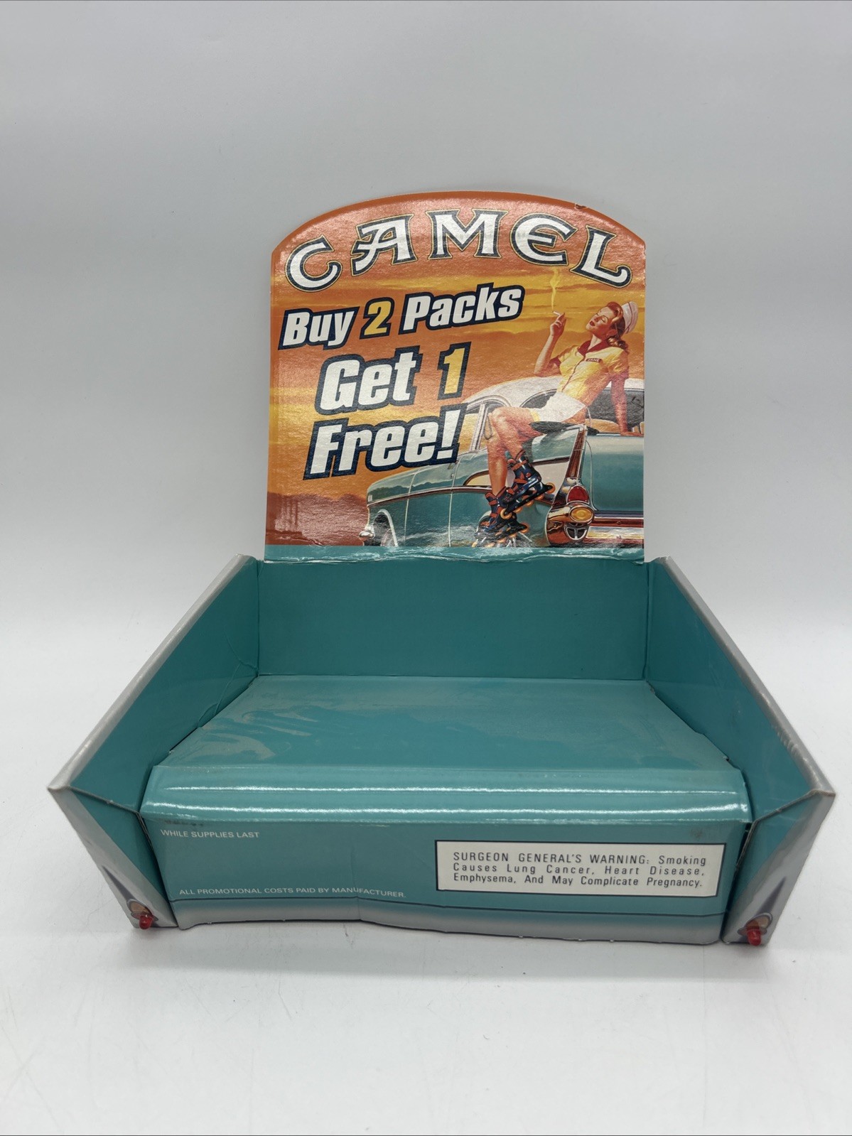 Camel POS Display w light up 1957 Chevy Belair Cigarette Collectible Tobbaciana