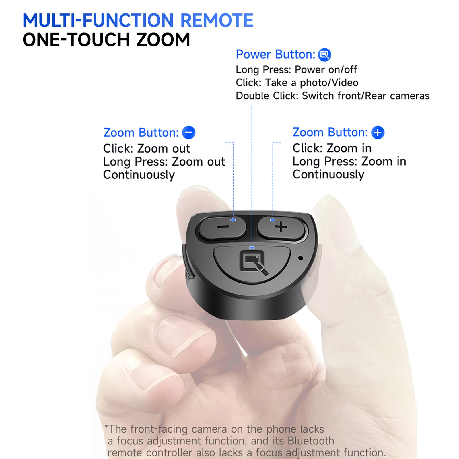 4-in-1 Portable Mini Selfie Stick Tripod w/ St Remote Control For iPhone Android