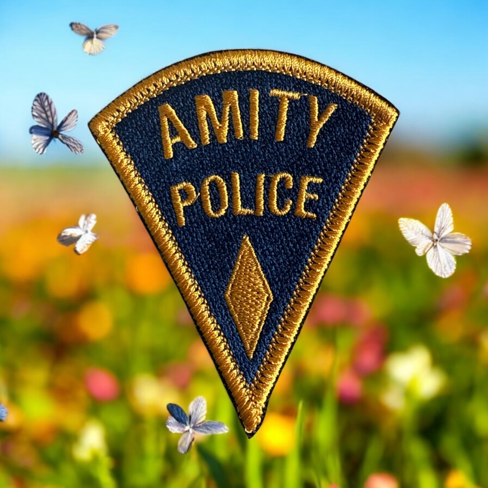 Amity Police Embroidery Patch 3.24" X 2.64"