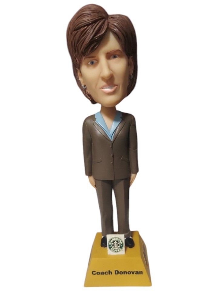 COACH ANNE DONOVAN - Bobblehead - Seattle Storm  Starbuck’s - SGA ,2003 Size 11"