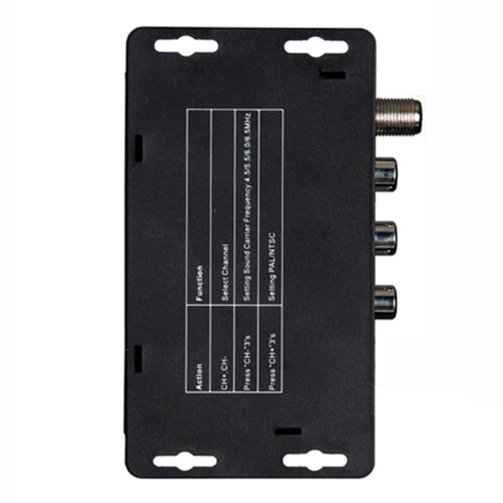 AV to RF Modulator M60 for TV Flexible Frequency Range USB Powered Easy Setup