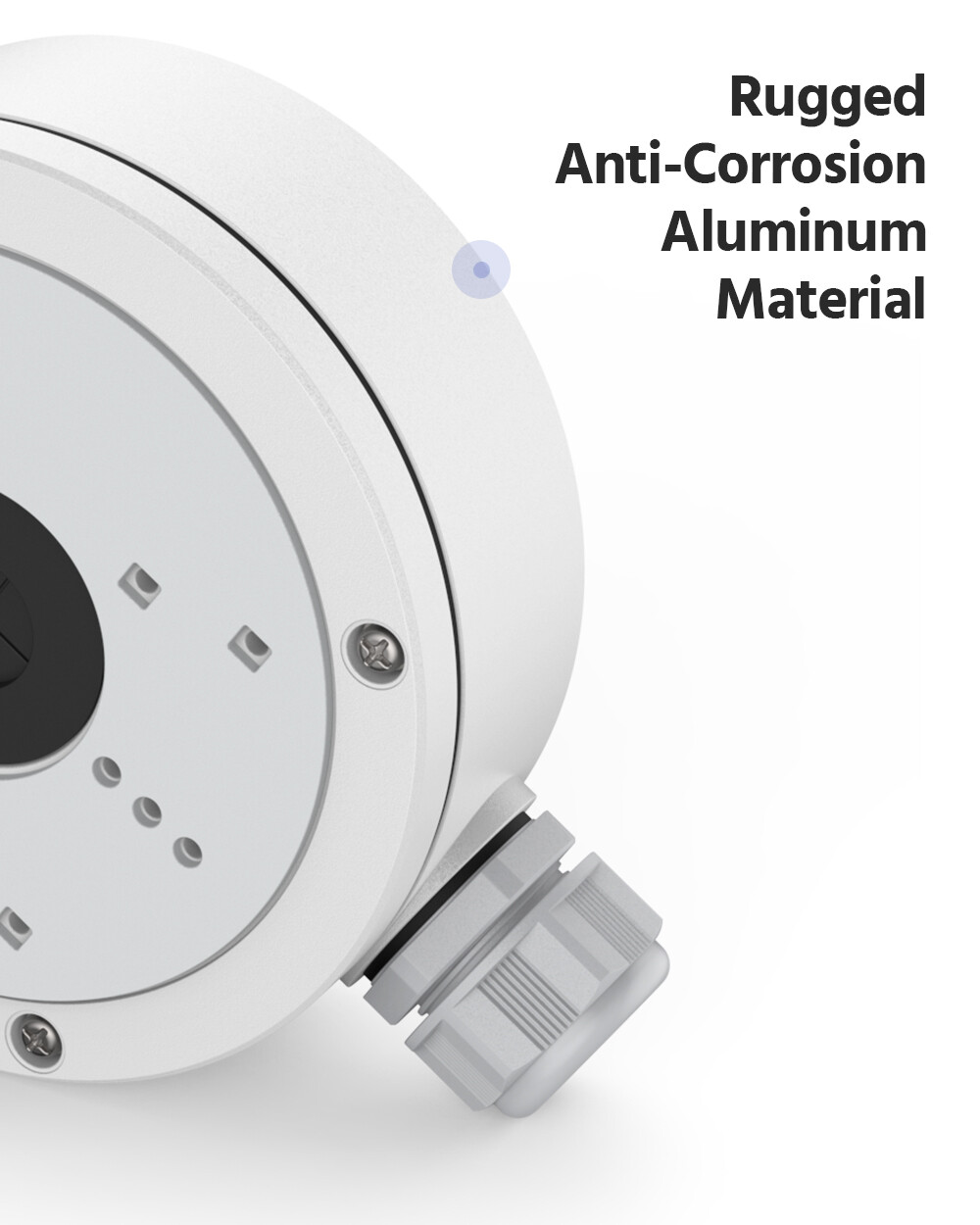 ANNKE Junction Box Wall Mount Bracket for Select CCTV Security Camera Waterproof