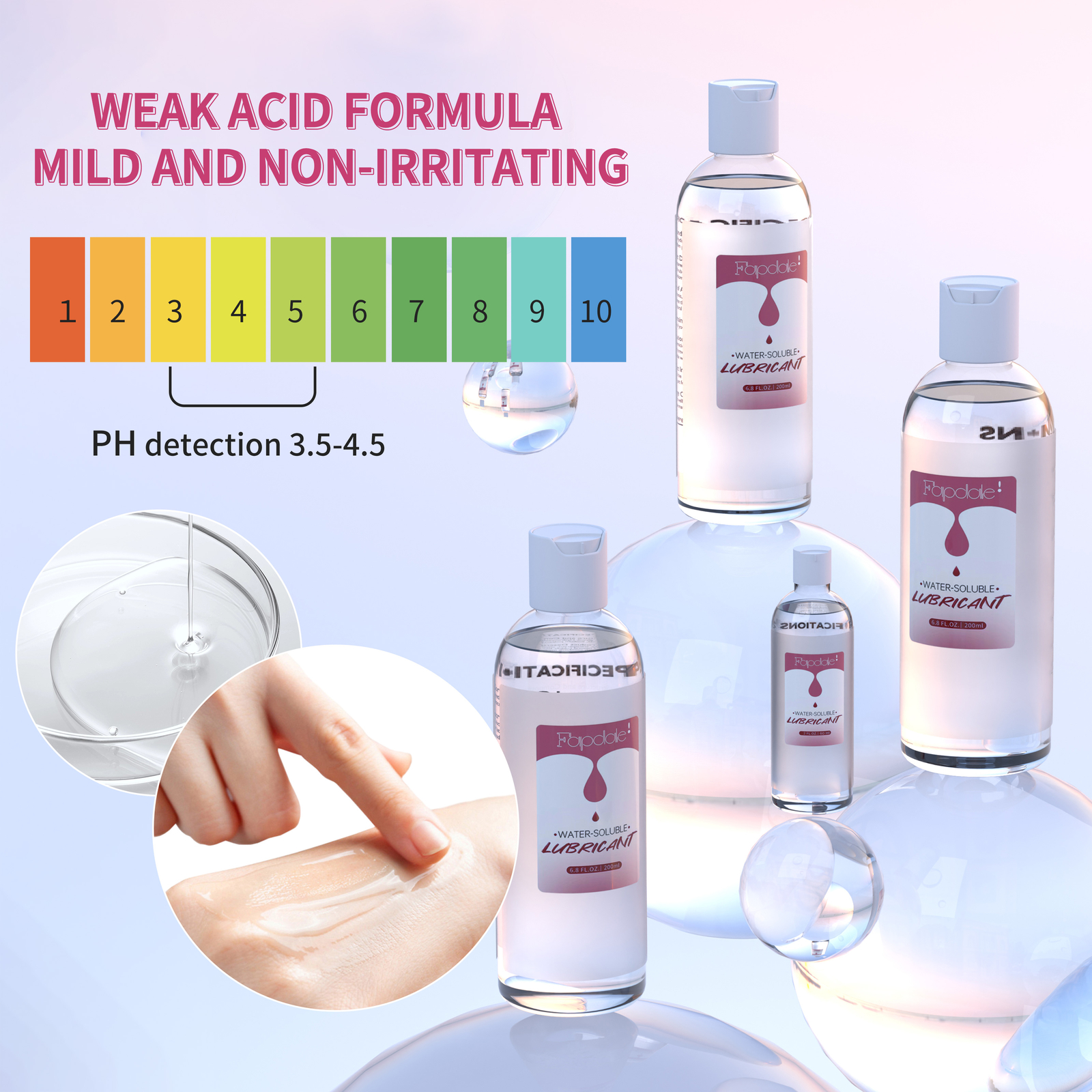 SAFE Smooth Slick Sex Lube Moisturizer Water-Based Toy Lubricant-for-Women Men