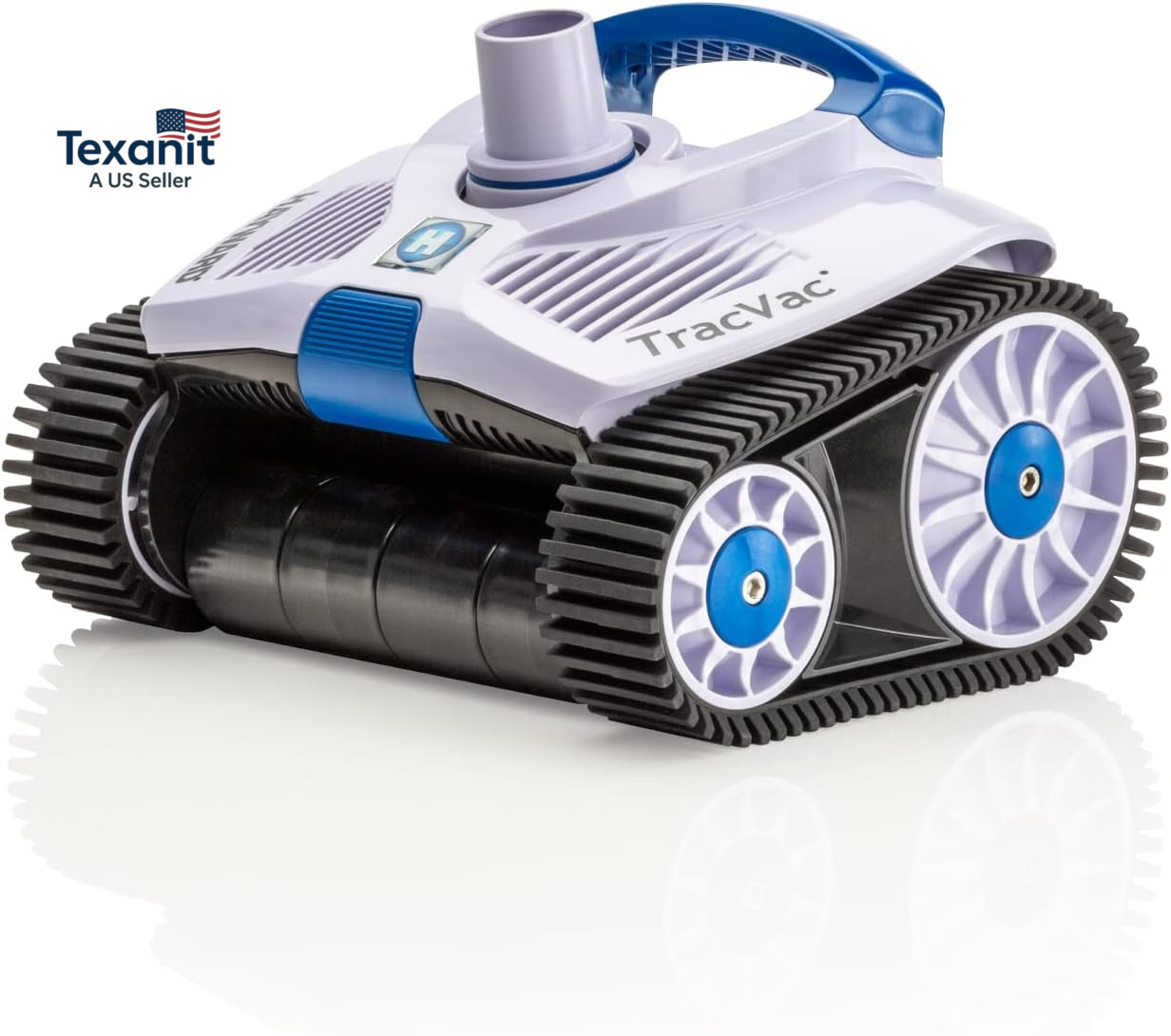 Tracvac Lightweight Automatic Suction Vacuum Cleaner for Inground Pools with Hos