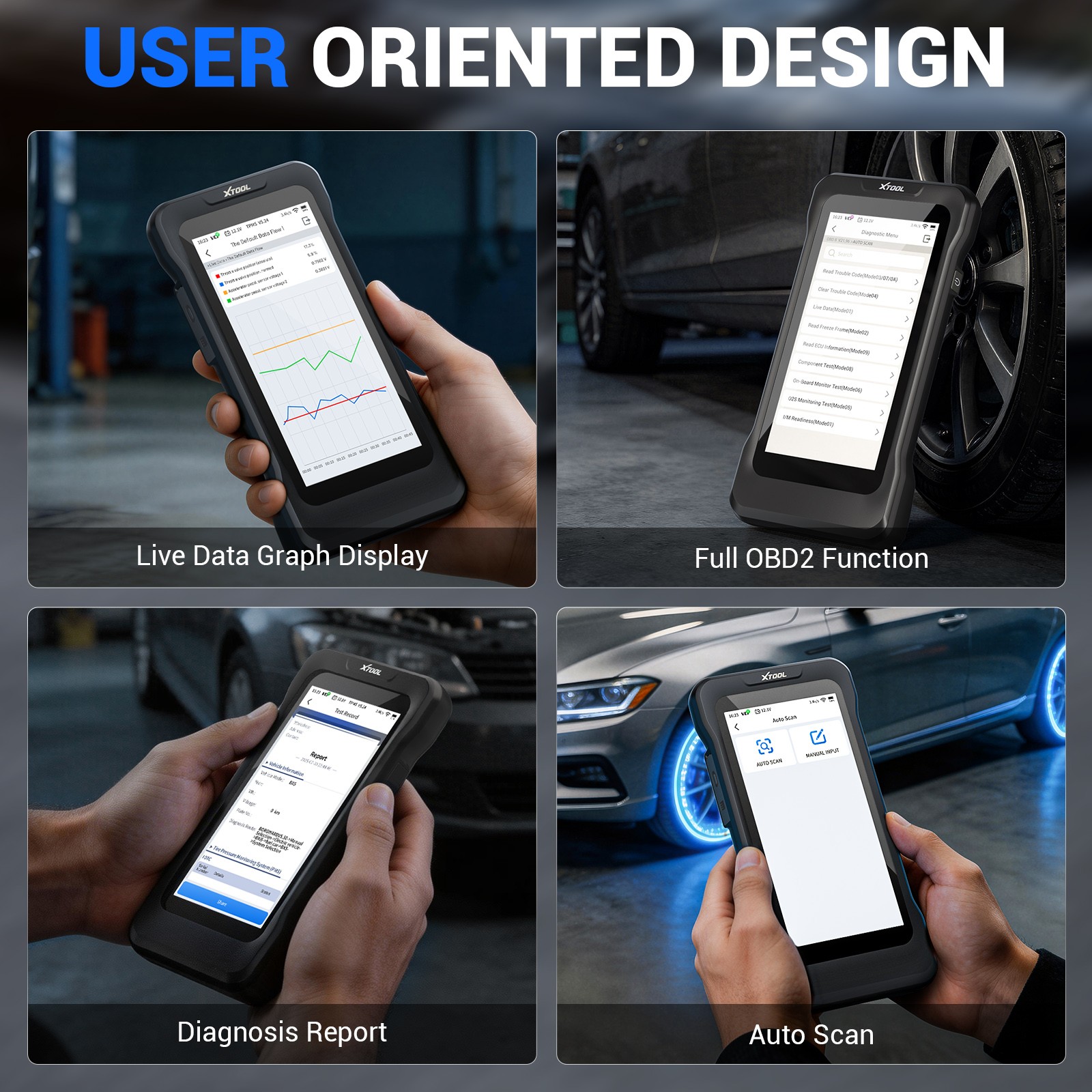 XTOOL TP380 TPMS Programming Relearn OBD2 Scanner Car Dianostic Tool Code Reader