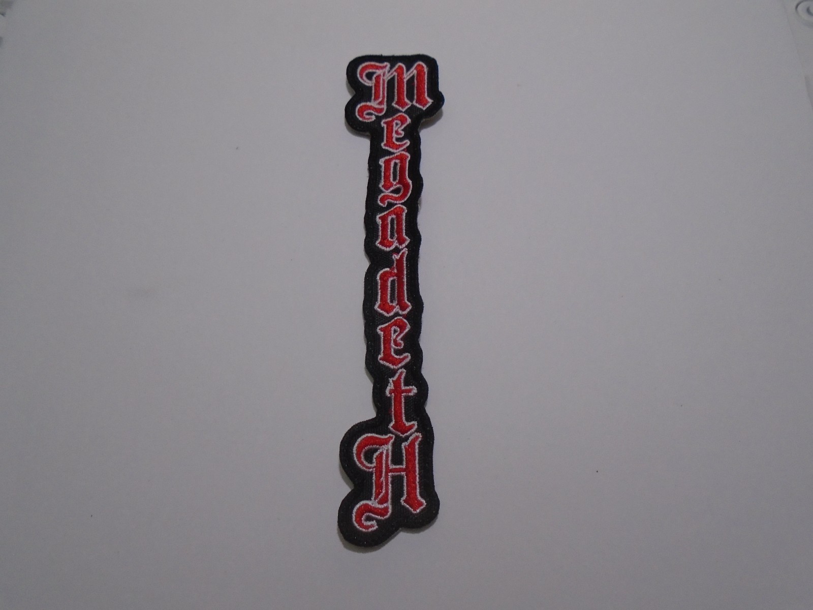 MEGADETH THRASH METAL EMBROIDERED PATCH