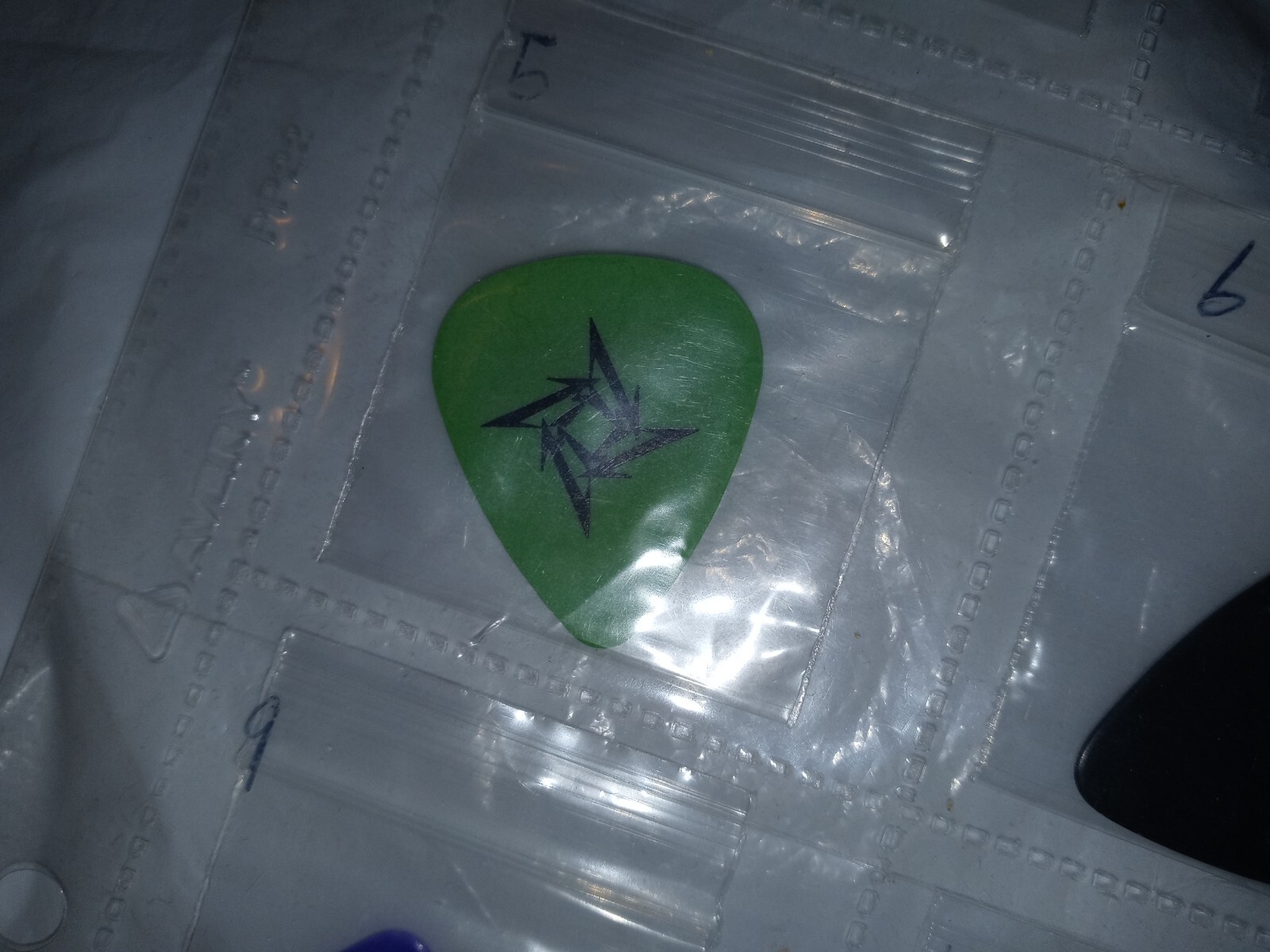 METALLICA Vintage 90's Star Logo James or Kirk Concert Tour Stage GUITAR PICK