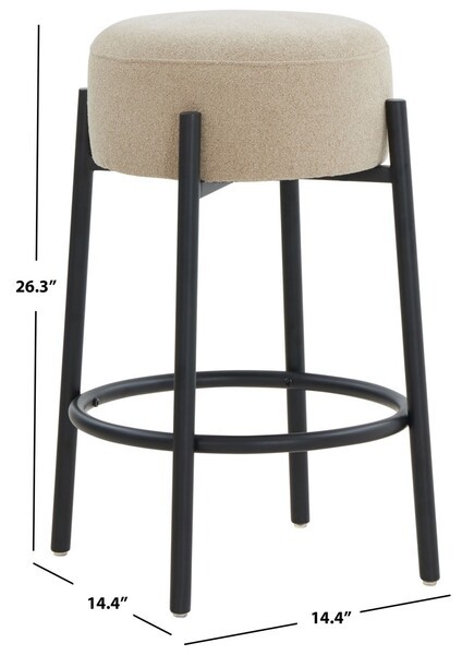 Safavieh PAISLEIGH METAL COUNTER STOOL, Reduced Price 2172780348 SFV5032G