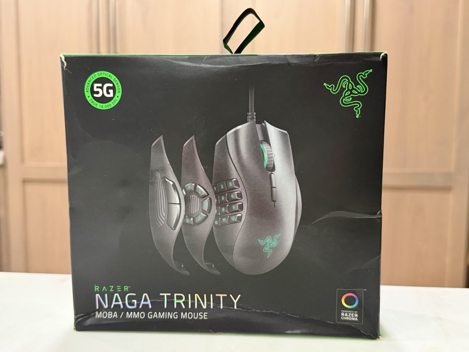 Razer Naga Trinity Wired Gaming Mouse Open Box Complete RGB RZ01-02410100-R3M1