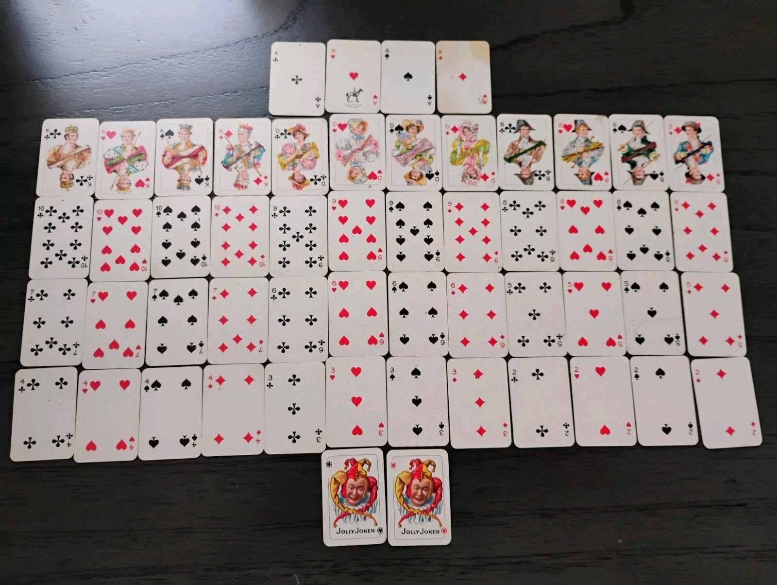 Vintage Ferd. Piatnik & Sohne, Wien Schutzmarke Mini Playing Card Deck
