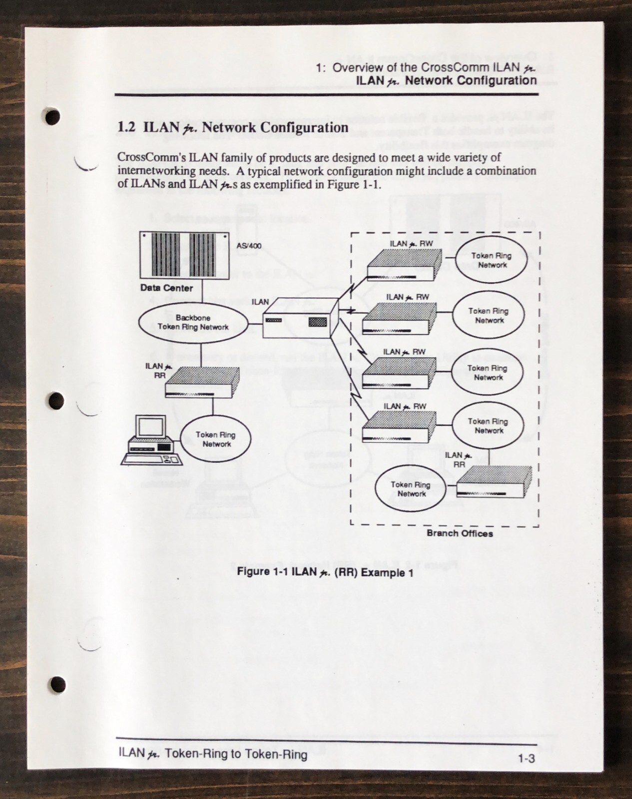 CrossComm - ILAN jr: Token-Ring to Token-Ring Operation Manual (1992)