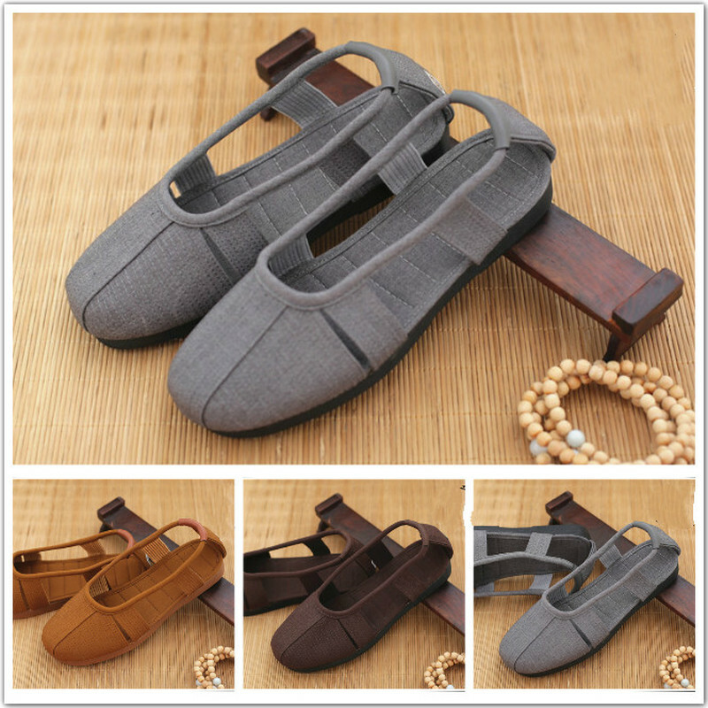 Shaolin Buddhist Monk Kung Fu Shoes Martial Arts Sports Sneakers Non-slip Ethnic