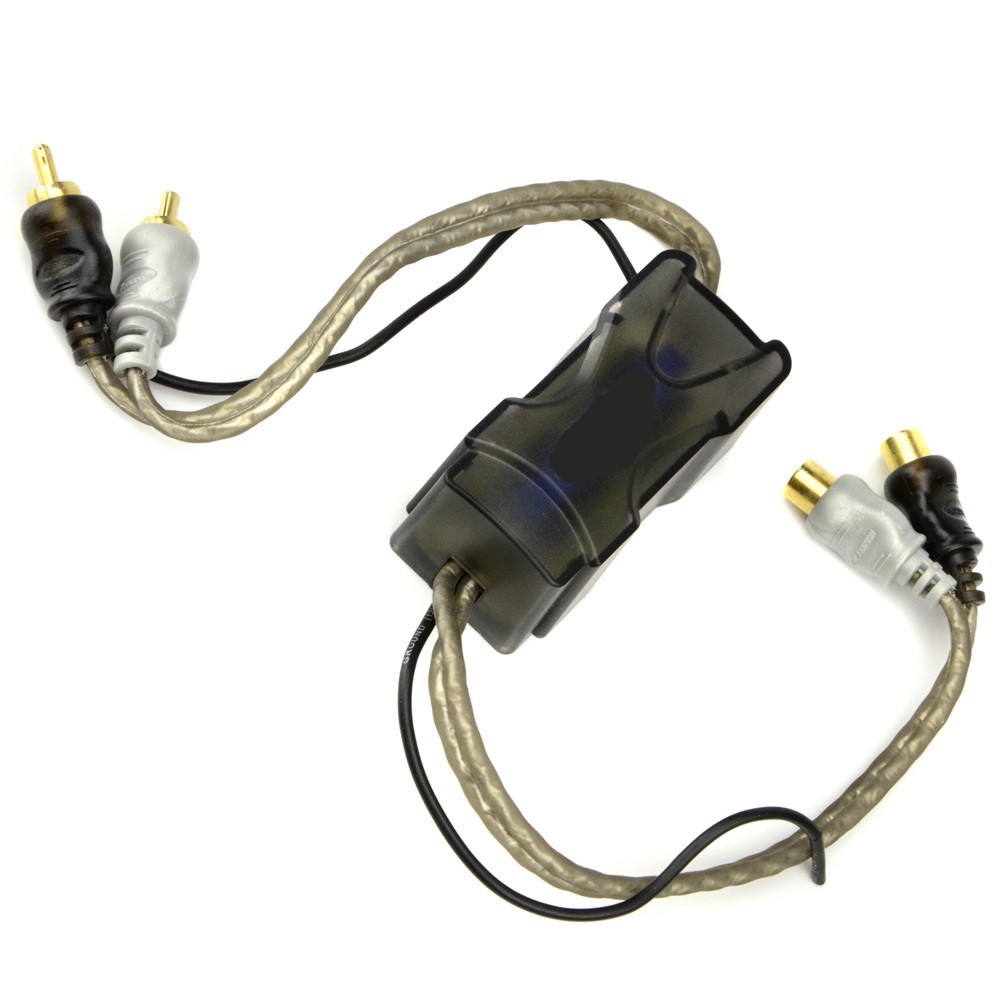 60 Amp Ground Loop Isolator Noise Filter 2-Channel Gold-Plated RCA Connections