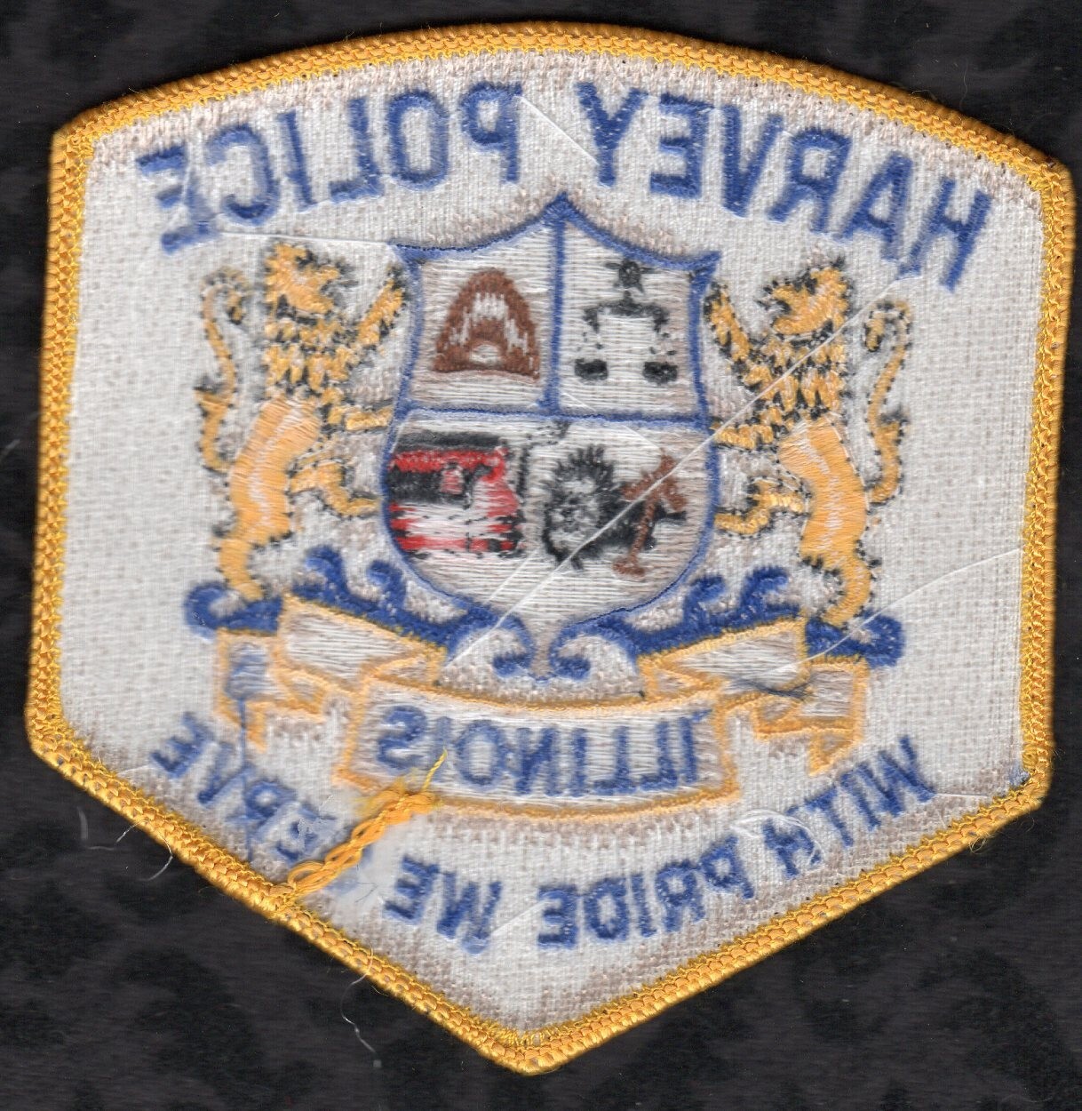 Harvey Illinois Police Shoulder Patch