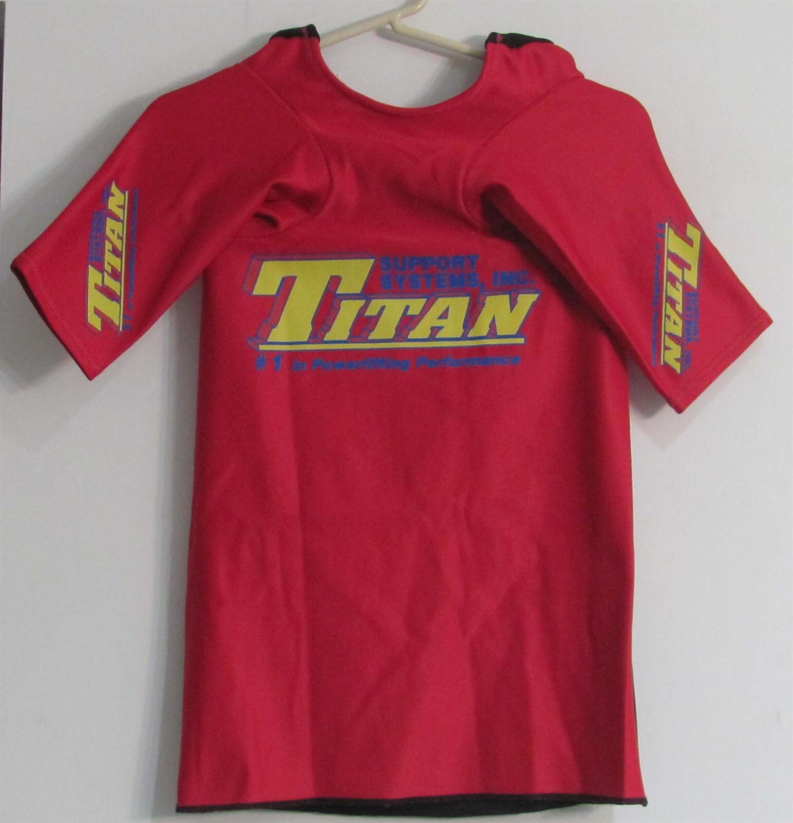 Titan Fury NXG+ Bench Shirt Size 38 Red & Black (LN) Discontinued Color!