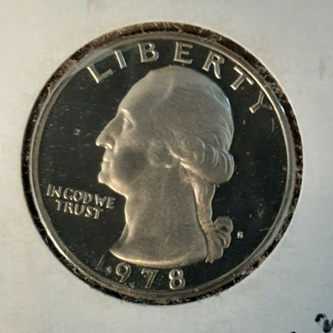 1978 S  WASHINGTON QUARTER  PROOF  UNC