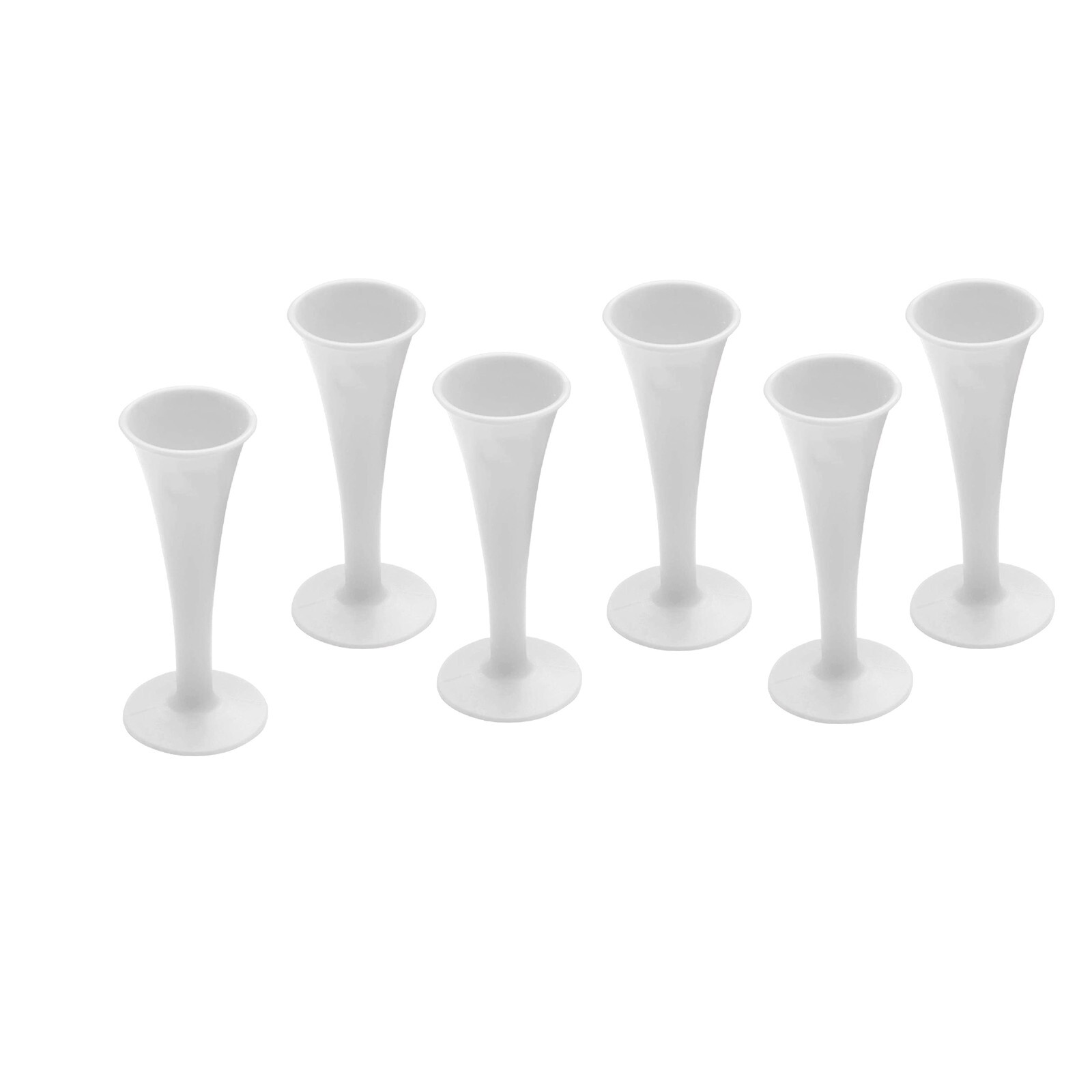 Lot Of 6 Pcs Pinard Fetal Stethoscope White Color Plastic Surgical Medical Inst