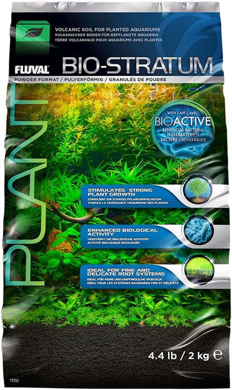 12696 Natural Mineral-Rich Volcanic Soil Bio Stratum for Planted Tanks, 4.4 Lbs.