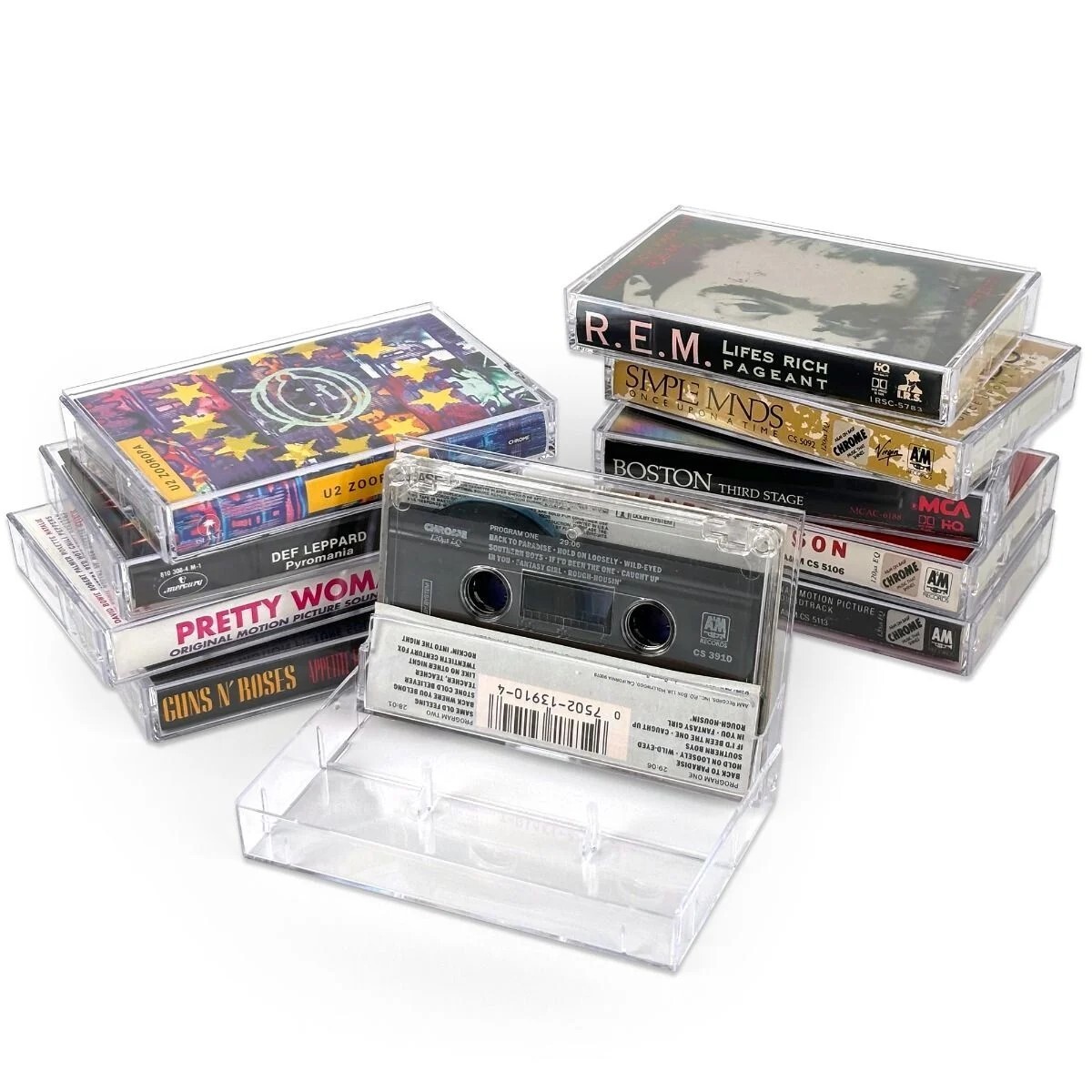 New (3 ct) BCW Cassette Tape Case