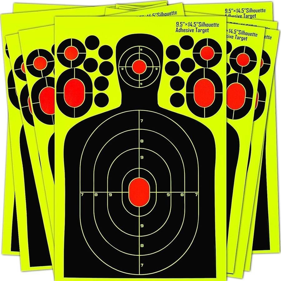 30 Packs 14.5*9.5in Shooting Targets Splatter Papers for Shooting Practice