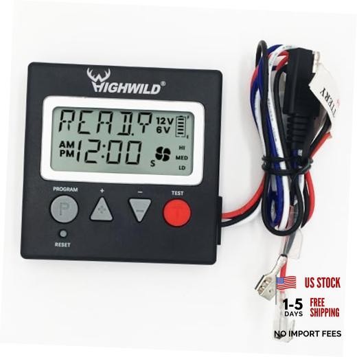 6V/12V Universal Game Feeder Digital Timer