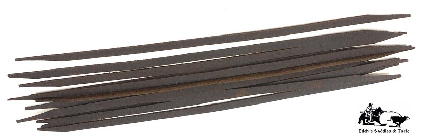 Leather Ties 12 Pack 1/4" x 12" Premium Amish Made Genuine Leather New