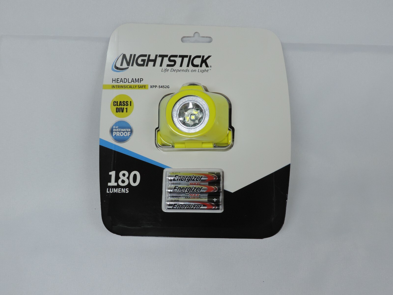 BAYCO NIGHTSTICK INTRINSICALLY SAFE HEADLIGHT, 180 LUMENS, XPP-5452G