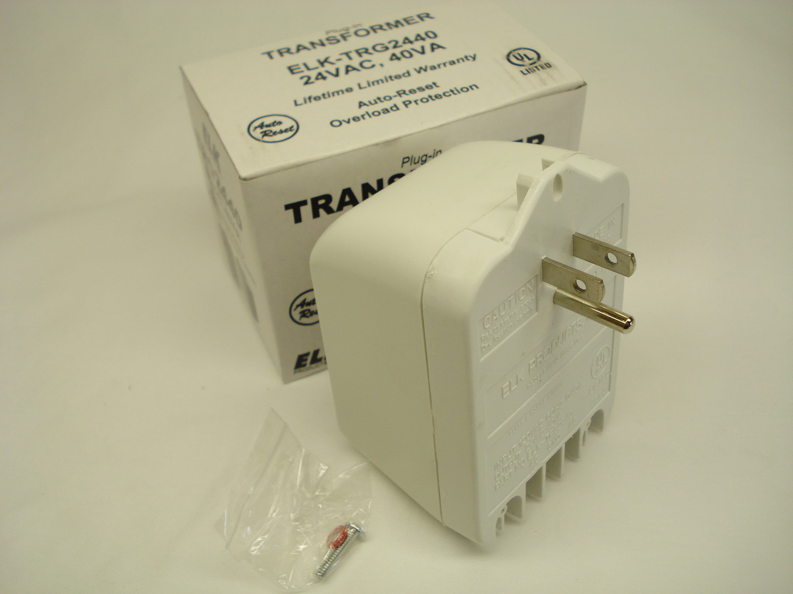 Transformer - Plug in 24 vac 40 VA for dampers and zone control systems