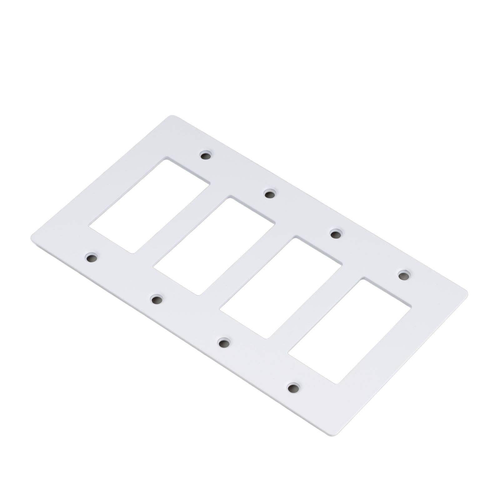 Buster + Punch NPL-023592 Wall Plates Quadruple Rocker Switch - Brass