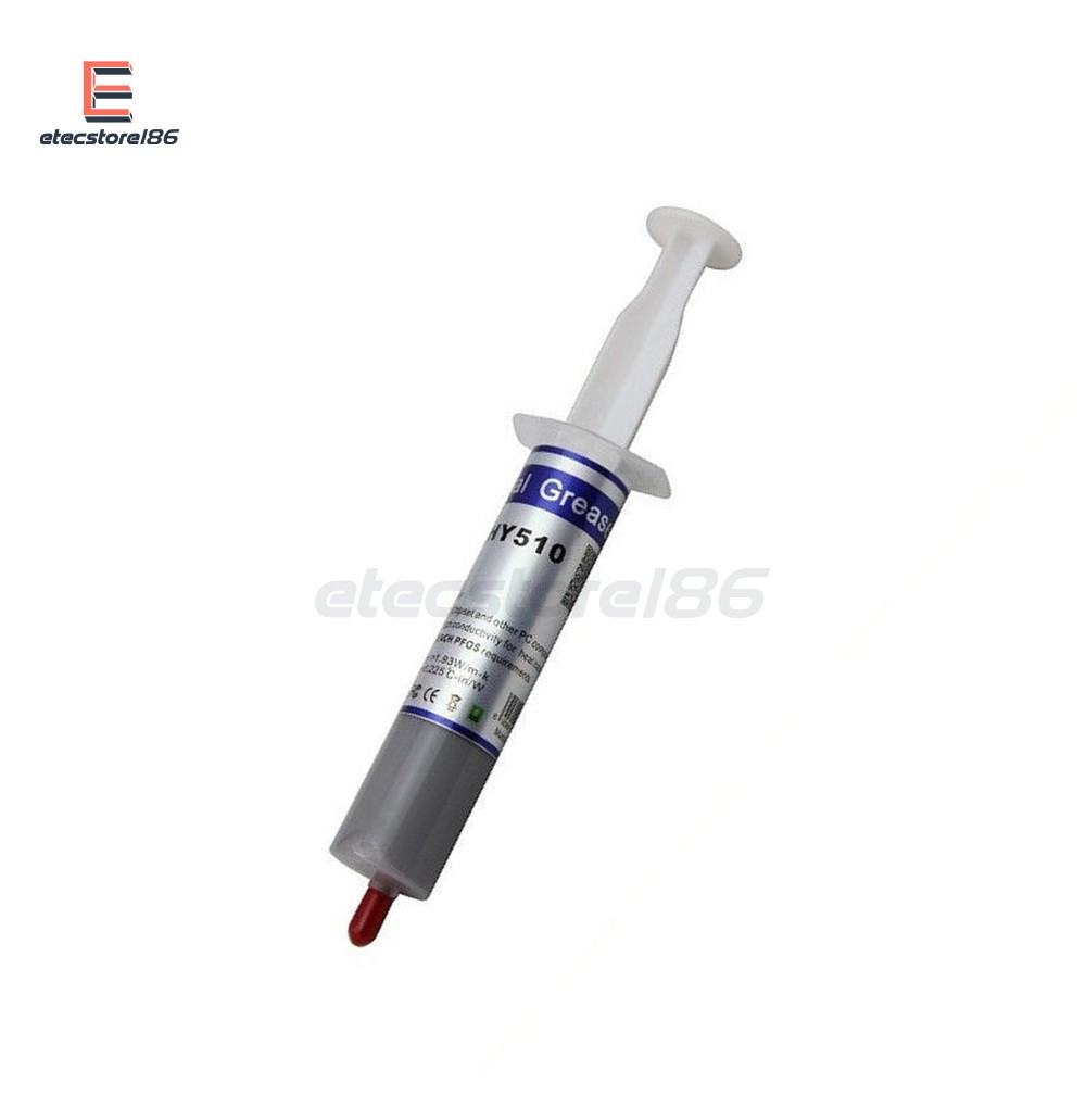 10PCS HY510 Grey Thermal Conductive Grease Paste For GPU CPU Chipset Cooling 30g