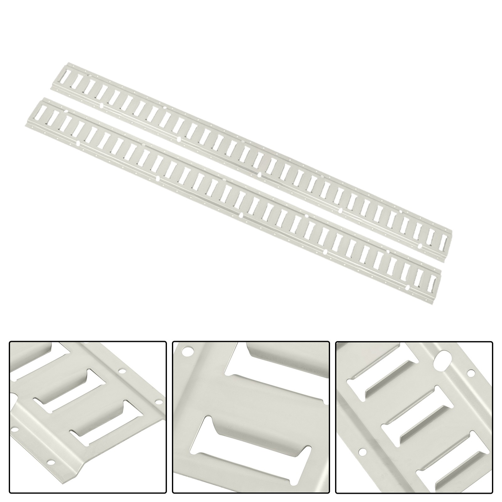 Labwork 8 Pack 5' E Track Tie Down Rail Kit Galvanized For Trailer Truck Van