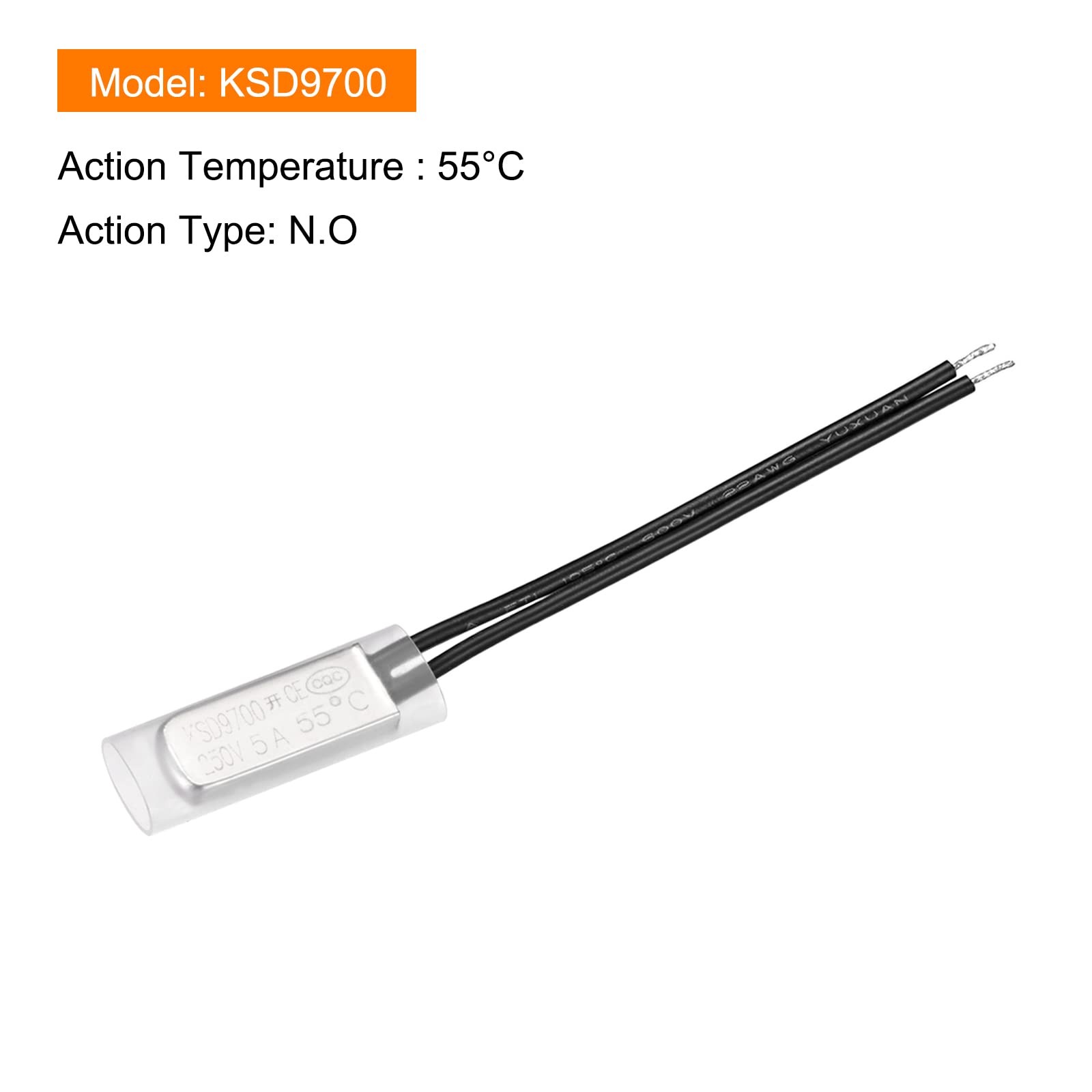 KSD9700 NO 55C Temperature Control Switch Thermostat Thermal Protector Switch