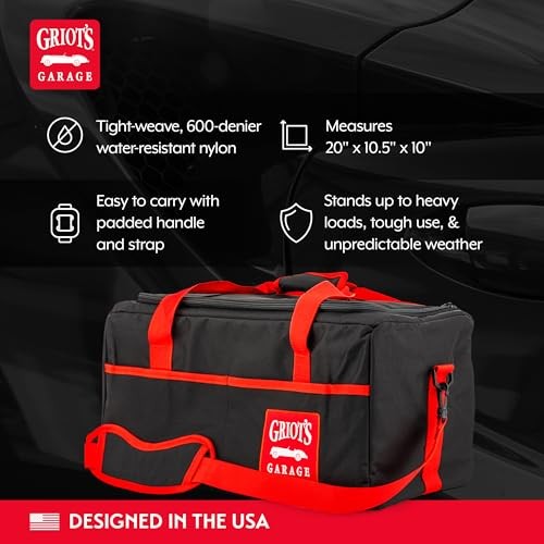 Detailers Bag, Car Detailing Organizer, Caddy Tote for Storing Auto Care