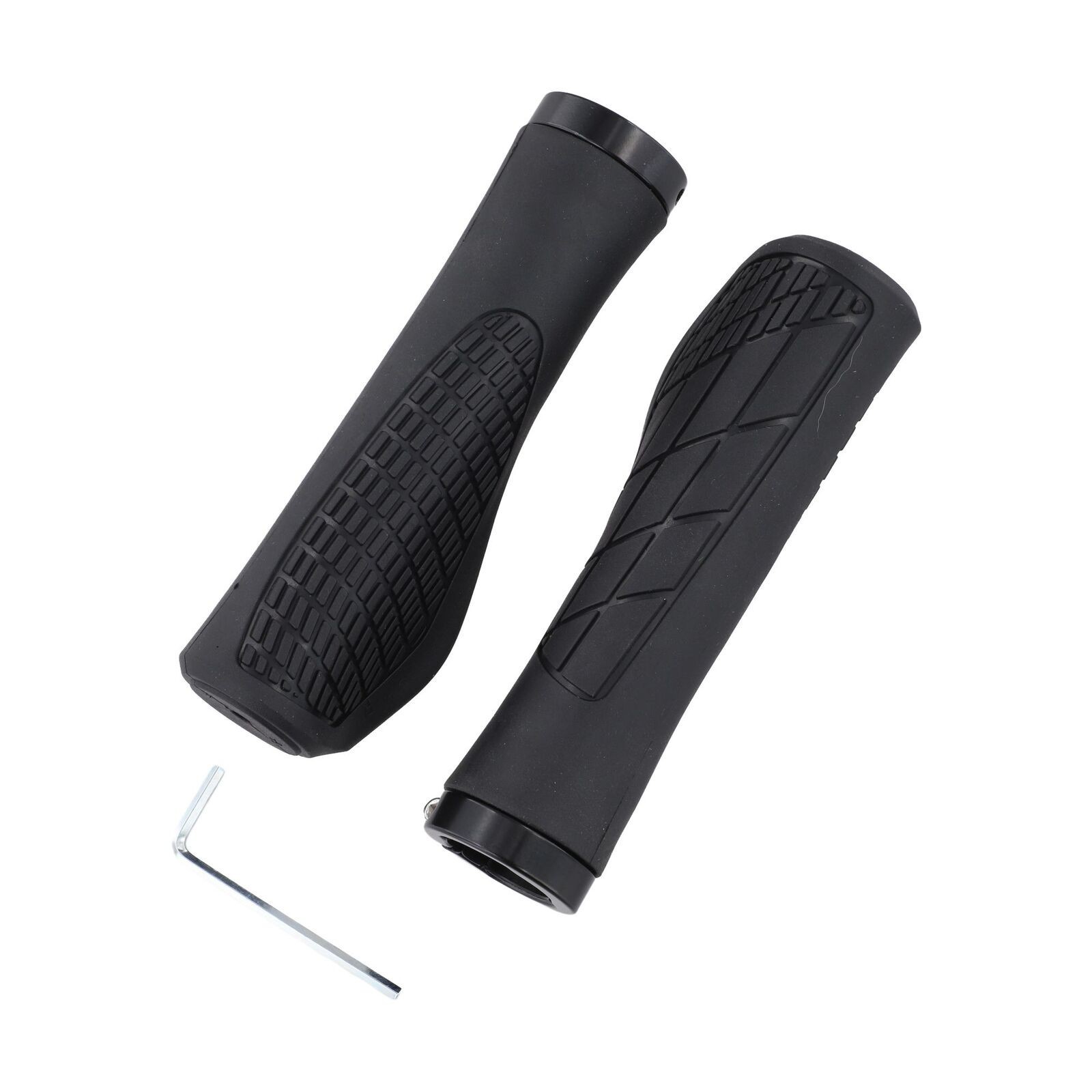 Rubber Bicycle Handlebar Grips Pair NonSlip for 22mm Diameter Handlebars
