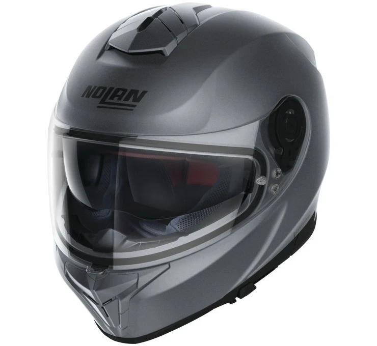 Nolan N80-8 N-COM Motorcycle Helmet Flat Vulcan Grey Street Touring Adult XL