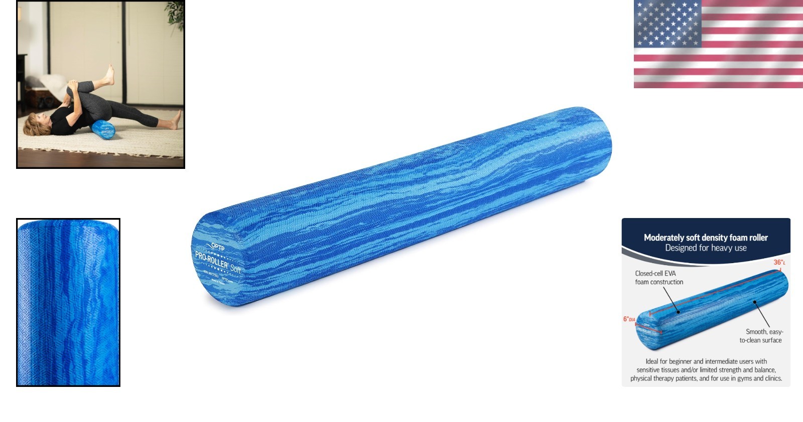 PRO-Roller Soft Density Pilates Roller