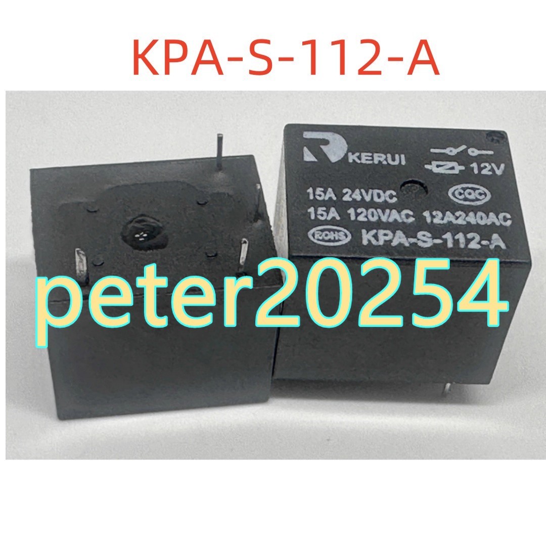 5PCS New 12A KPA-S-112-A T73A- Coil:12V 4-pin Relay #TT