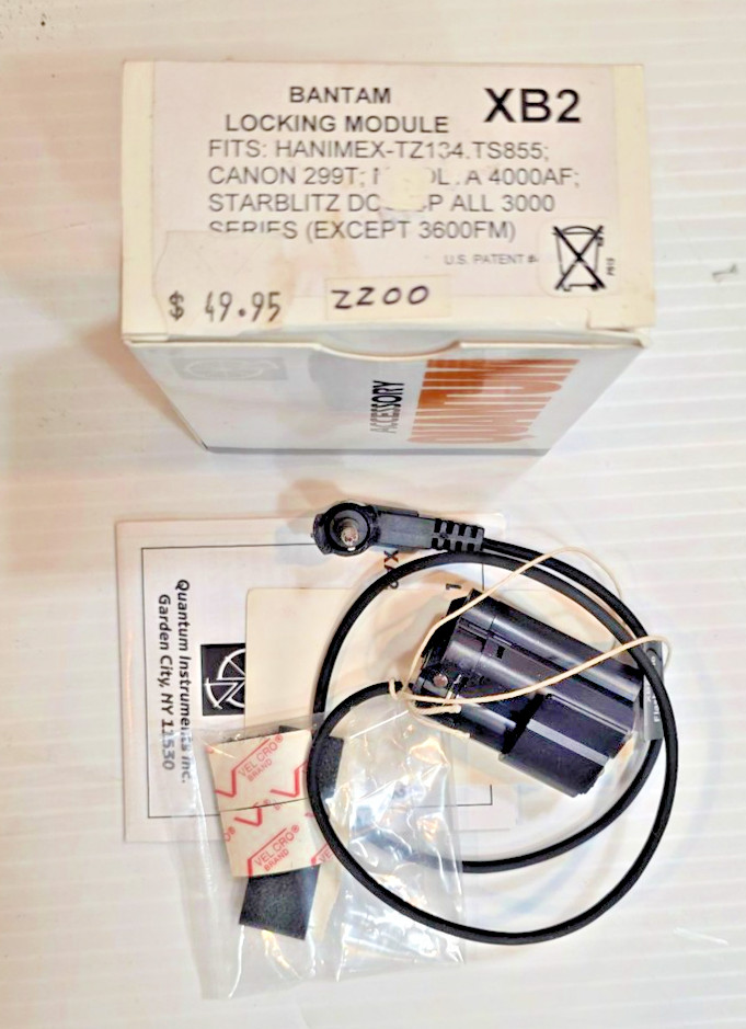 Quantum Bantam XB2 Locking Module Flash Accessory Fits Canon Hanimex Starblitz