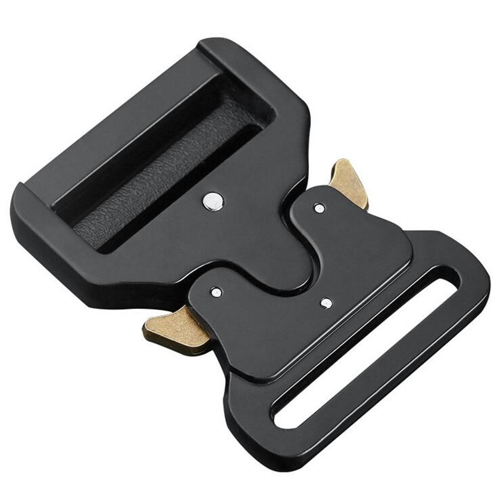 Quick Side Release Metal Strap Buckle Black for Bags Luggage Webbing Sewing aa
