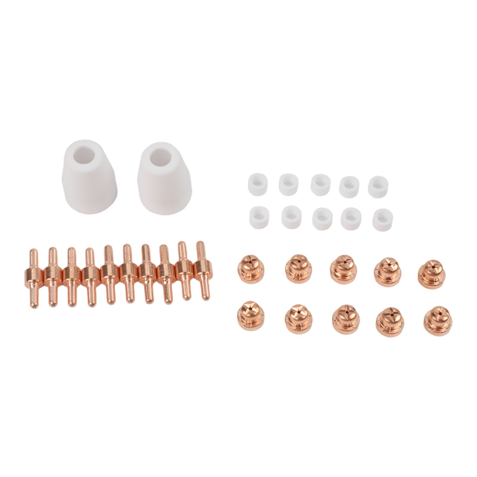 32PCS Nozzle and Electrode Set for PT31 Plasma Cutter Suitable for CUT 30 40 50