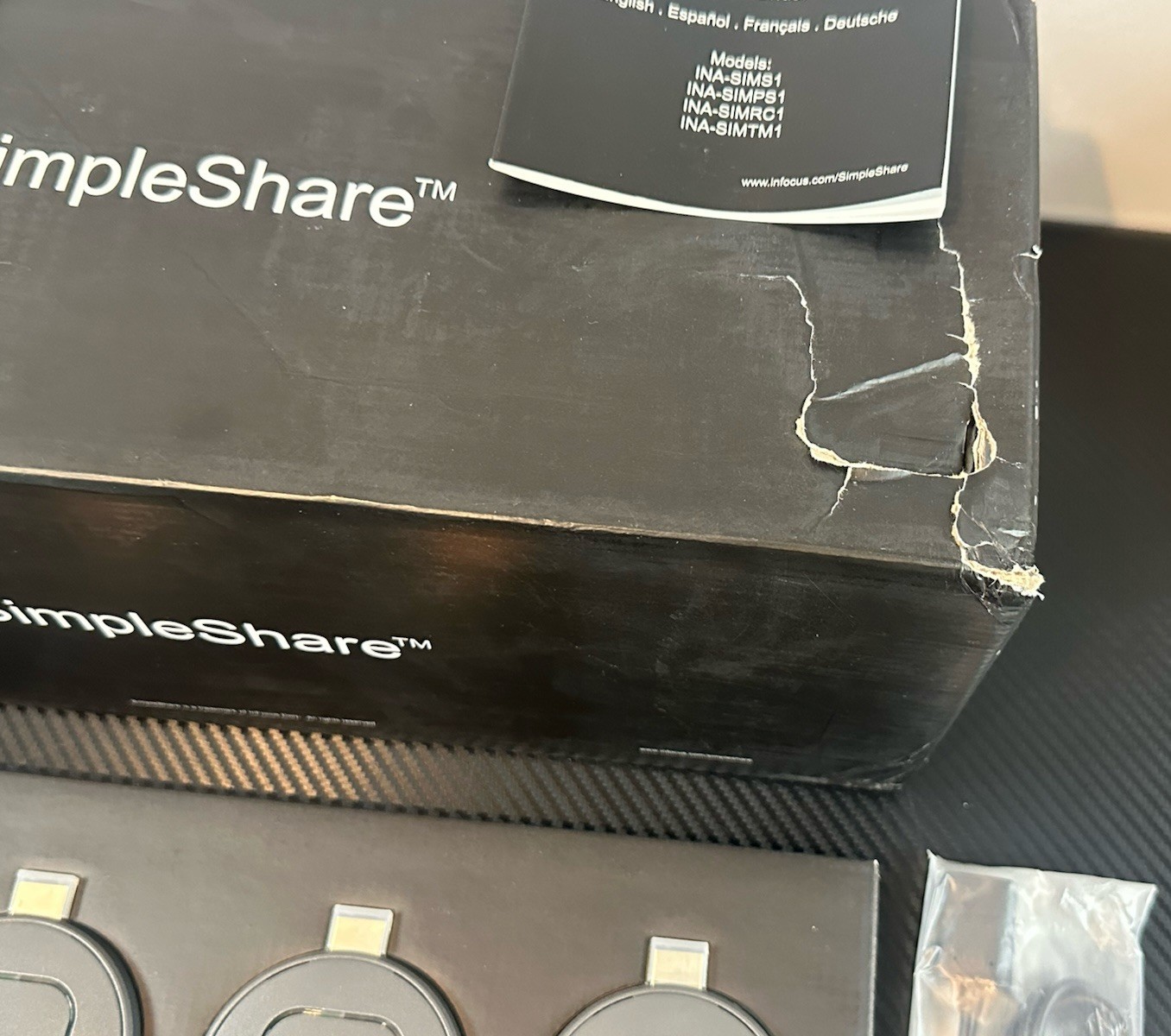 InFocus INA-SIMPS1 SimpleShare Presentation System with Charging Cradle