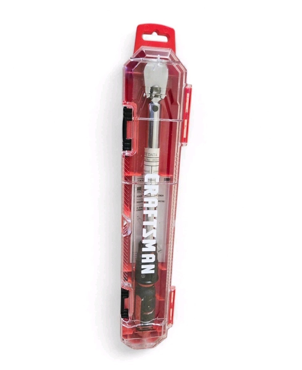 Craftsman CMMT99433 3/8" Inch Micrometer Torque Wrench 20-100 ft-lbs Used Twice
