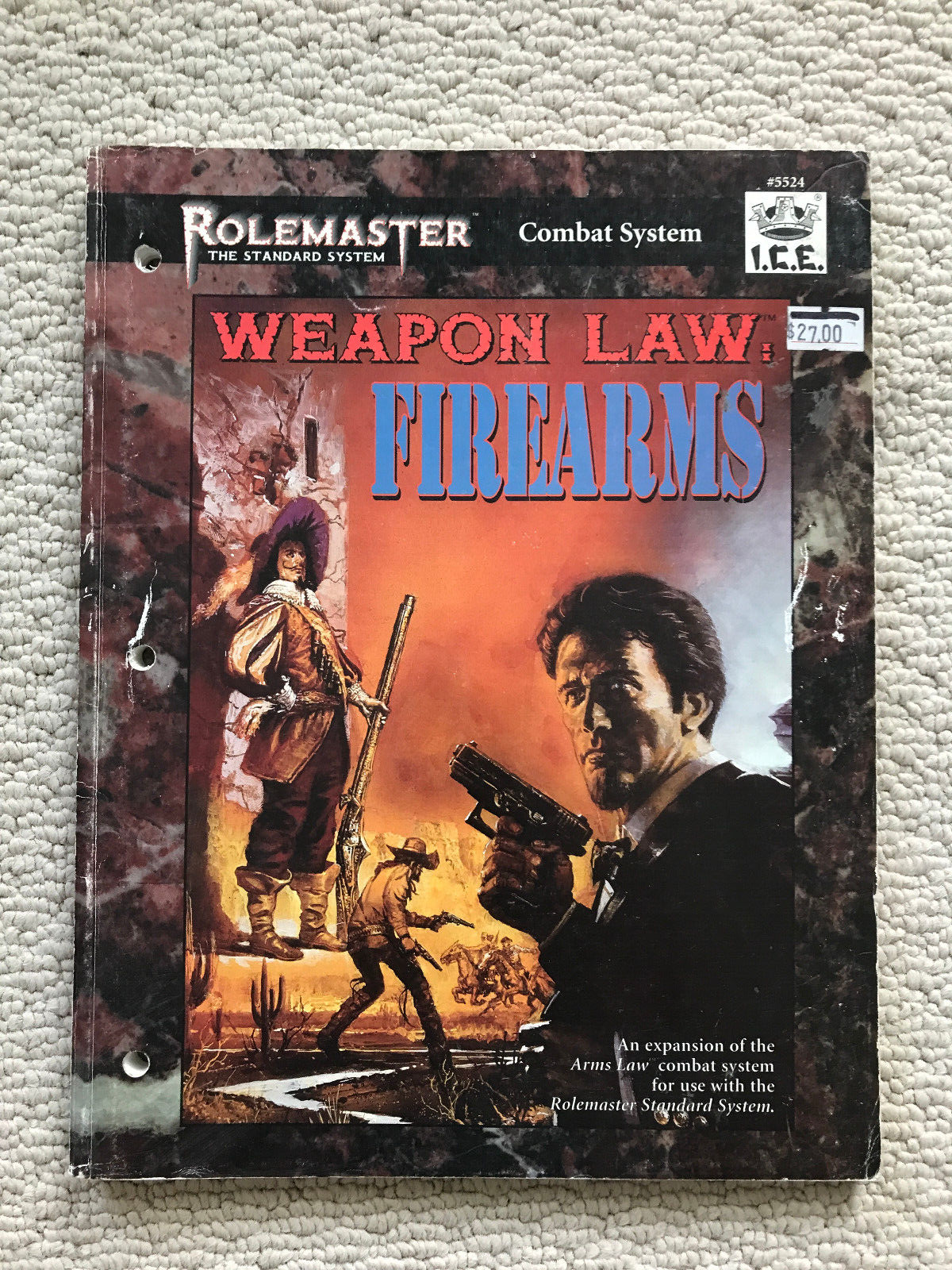 Rolemaster Weapon Law: Firearms (Combat System) - ICE #5524