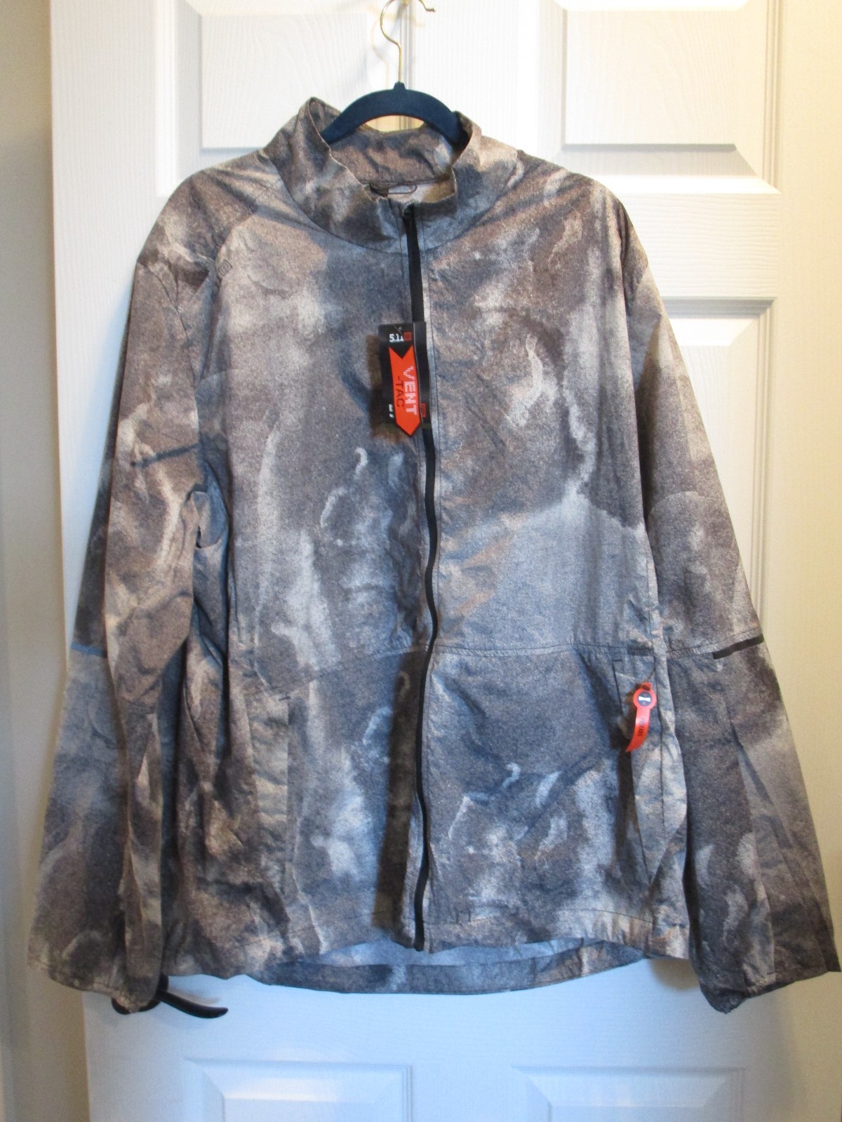 5.11 MEN'S TACTICAL PT-R PACKABLE JACKET  IN CAMO SIZE 2XL    NEW